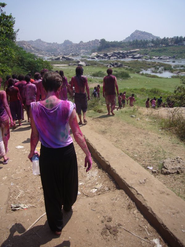 India 2010 - Hampi - Virupapur Gaddi - Holi Festival